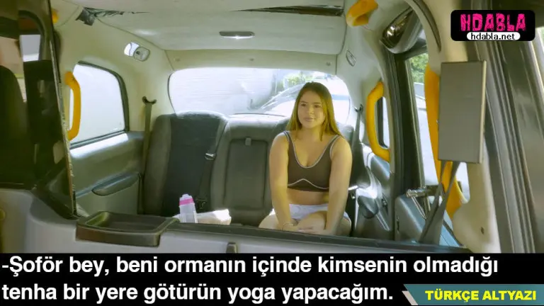 taksime binen kiz yoga yapmak icin ormana gitmek istedi.jpg